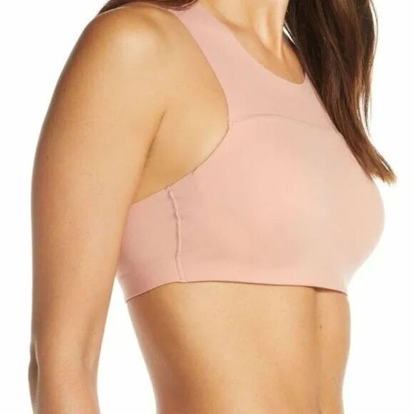 CHANTELLE High Neck Low Impact Wirefree Sports Bra SZ M Foundation 2945 - Picture 3 of 8